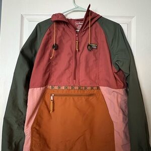 L.L. Bean Mountain Classic Anorak Jacket, Sienna Clay/Glazed Ginger